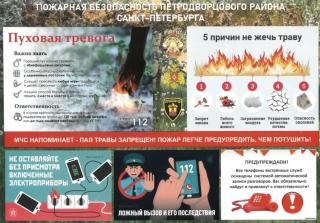 ОСТОРОЖНО СУХАЯ ТРАВА!