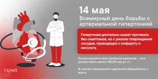 14 мая - Всемирный день борьбы с артериальной гипертонией