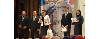 Награждение победителей районного финала детско-юношеских оборонно-спортивных и туристских игр «Зарница – 2018» 