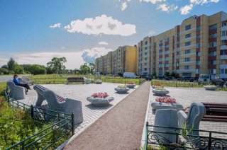 Двор на Собственном проспекте признан лучшим в пригороде