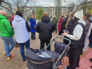 Встреча с жителями дома 1 по улице Братьев Горкушенко 